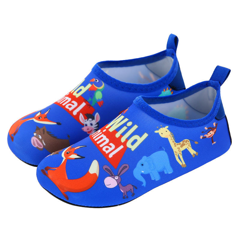 Children's Beach Swimming Shoes Water Park Cartoon Rubber Sole Beach Socks Shoes