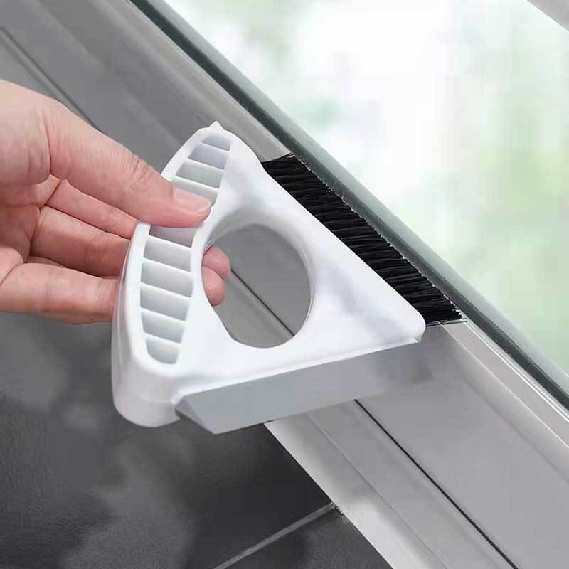 Multifunctional Cleaning Brush Glass Scraper Window Sill Gap Track